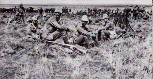A group of soldiers